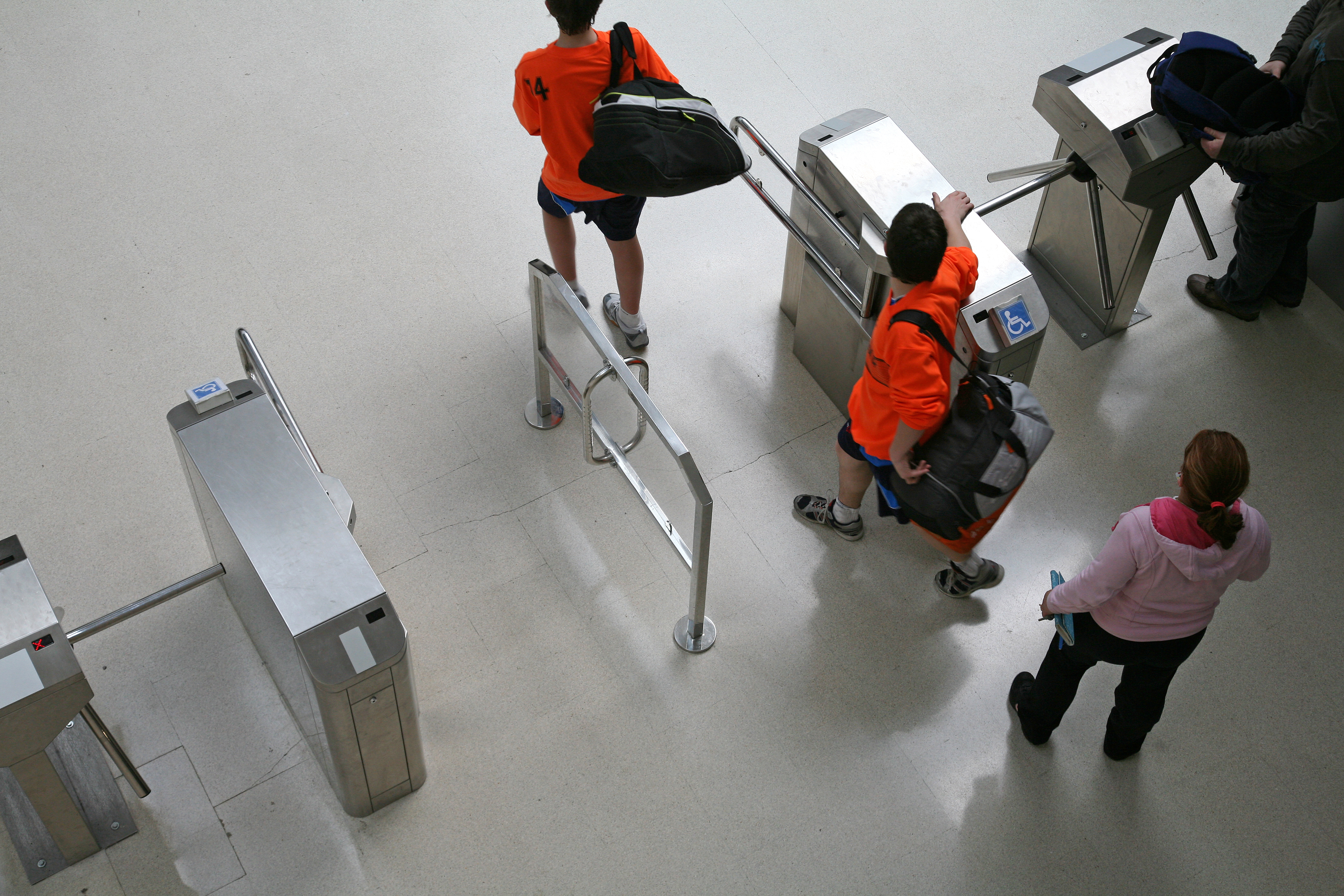 Toegangsbeheer voor de sporthal